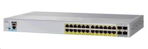 Cisco Catalyst 2960l-24ps-ll - Switch - Managed - 24 X 10/100/1000 (poe+) + 4 X Gigabit Sfp (uplink)