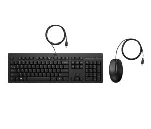 Wired Keyboard and Mouse 225 - Black - Qwertzu Czech/Slovak