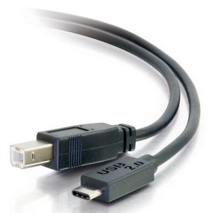 USB 2.0 USB-C to USB-B Cable M/m - Black - 3m
