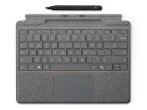 Surface Pro Keyboard With Slim Pen - Platinum - Spanish - With Copilot Button