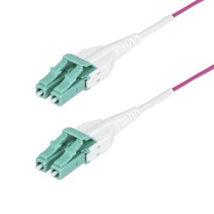 Fiber Optic Cable - Om4 Lc/lc Multimode 40g/100g Lommf/vcsel 1m Erika Violet