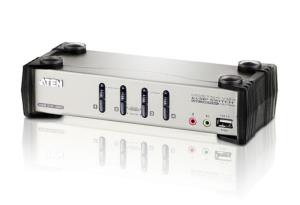 KVM Switch 4port Desktop USB 5 In 1 - Cs1734b